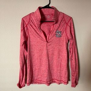 MLB Authentic St Louis Cardinals Antigua Pullover